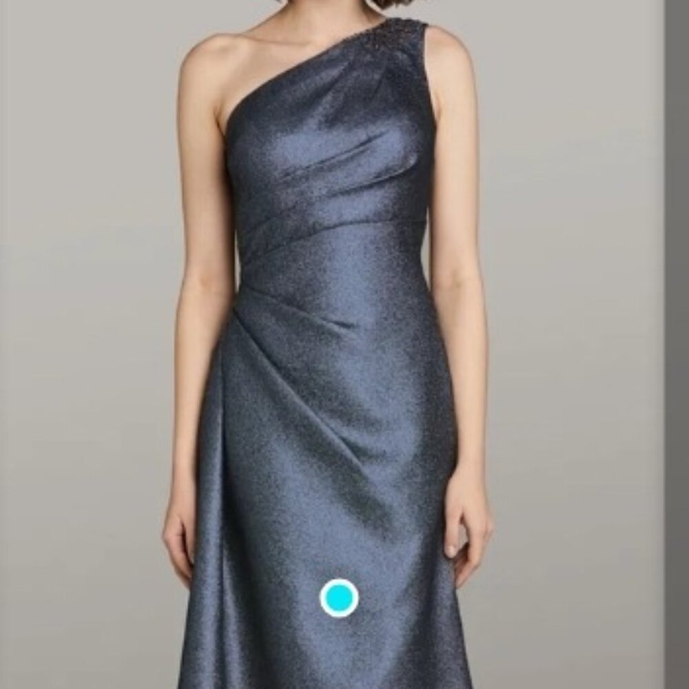 BRAND NEW, GIA FRANCO GOWN, SLATE BLUE, SIZE 14